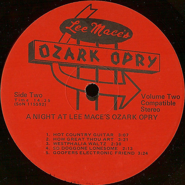 Lee Mace's Ozark Opry - A Night At Lee Mace's Ozark Opry Volume 2 (VG) (Vinyl LP)