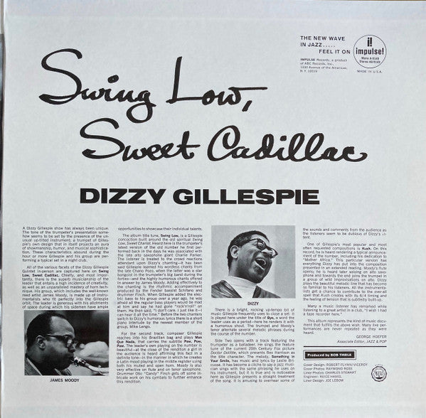 Gillespie, Dizzy - Swing Low, Sweet Cadillac (Vinyl, VG+) (Vinyl LP)