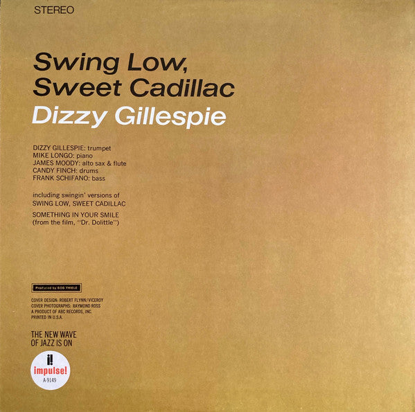 Gillespie, Dizzy - Swing Low, Sweet Cadillac (Vinyl, VG+) (Vinyl LP)