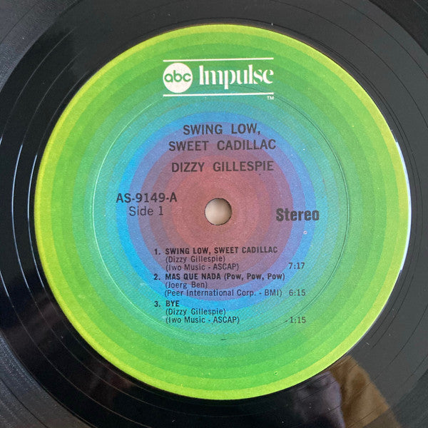 Gillespie, Dizzy - Swing Low, Sweet Cadillac (Vinyl, VG+) (Vinyl LP)