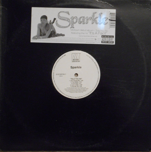 Sparkle  - Told You So (VG+) (Vinyl LP)
