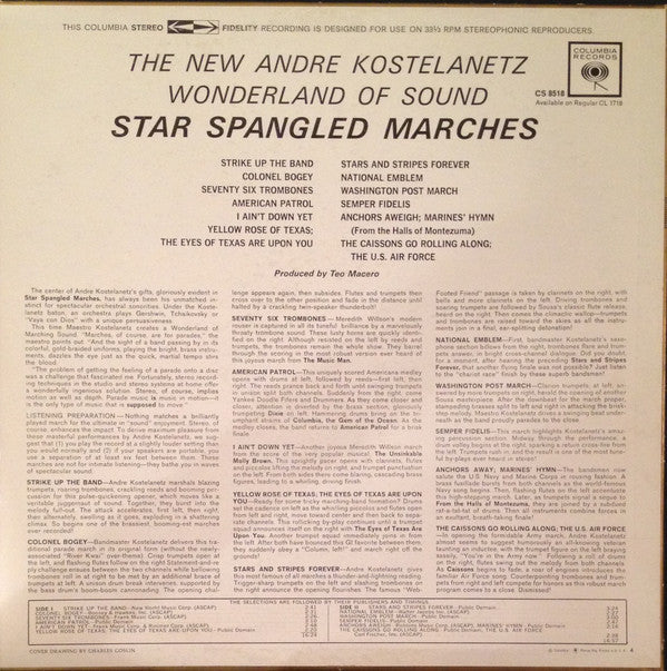 Kostelanetz, Andre - Wonderland Of Sound - Star Spangled Marches (Vinyl, VG+) (Vinyl LP)