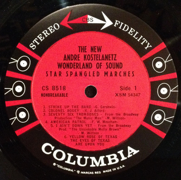 Kostelanetz, Andre - Wonderland Of Sound - Star Spangled Marches (Vinyl, VG+) (Vinyl LP)