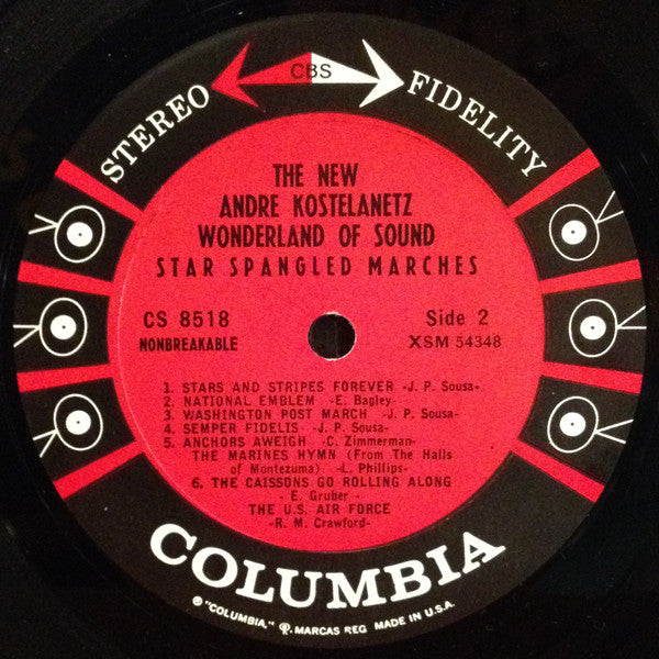 Kostelanetz, Andre - Wonderland Of Sound - Star Spangled Marches (Vinyl, VG+) (Vinyl LP)