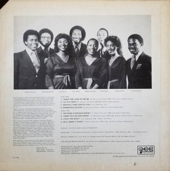 Voices Of Love - I Want The Lord To Use Me (Vinyl, VG+) (Vinyl LP)