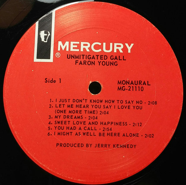 Young, Faron - Unmitigated Gall (VG+) (Vinyl LP)