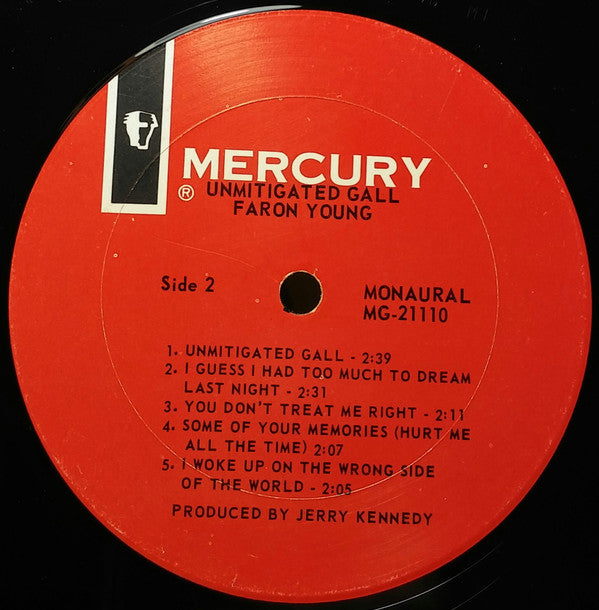 Young, Faron - Unmitigated Gall (VG+) (Vinyl LP)
