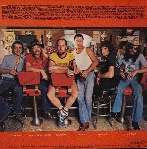 Sun, Joe With Shotgun  - Livin' On Honky Tonk Time (VG+) (Vinyl LP)