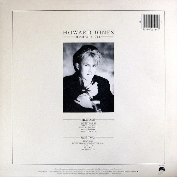 Jones, Howard - Human's Lib (VG+) (Vinyl LP)