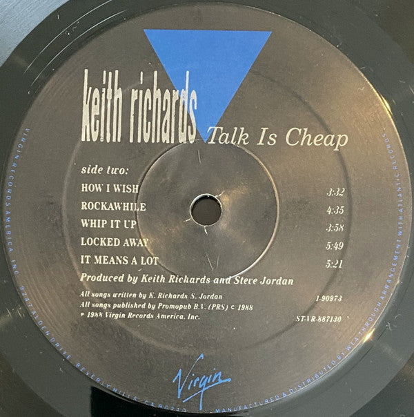 Richards, Keith - Talk Is Cheap (VG+) (Vinyl LP)