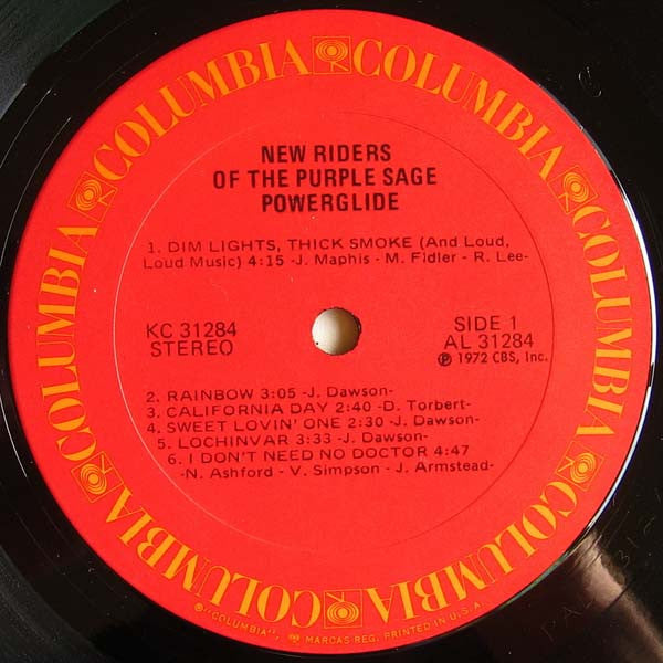New Riders Of The Purple Sage - Powerglide (VG+) (Vinyl LP)