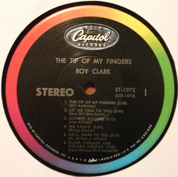 Clark, Roy - The Tip Of My Fingers (G+) (Vinyl LP)