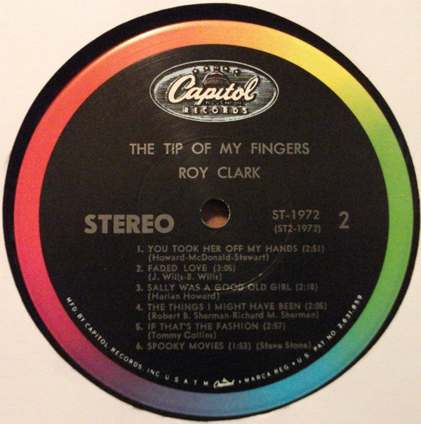 Clark, Roy - The Tip Of My Fingers (Vinyl, VG) (Vinyl LP)