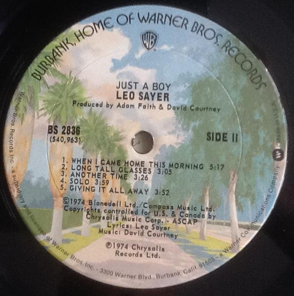 Sayer, Leo - Just A Boy (VG+) (Vinyl LP)