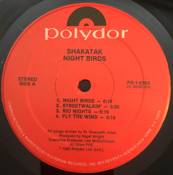 Shakatak - Night Birds (G+) (Vinyl LP)