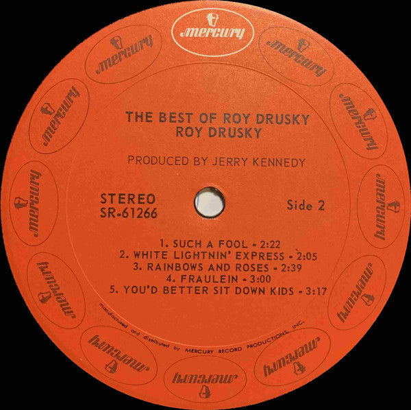 Drusky, Roy - The Best Of Roy Drusky (VG+) (Vinyl LP)