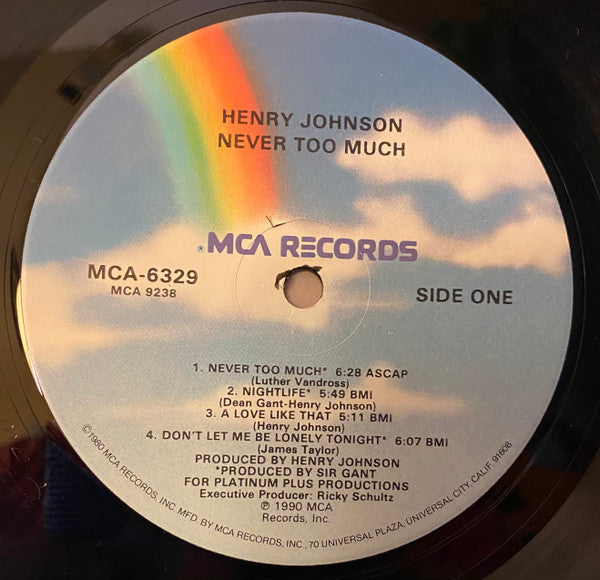 Johnson, Henry - Never Too Much (VG+) (Vinyl LP)