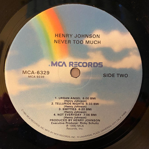 Johnson, Henry - Never Too Much (VG+) (Vinyl LP)