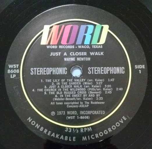 Newton, Wayne - Just A Closer Walk (M) (Vinyl LP)