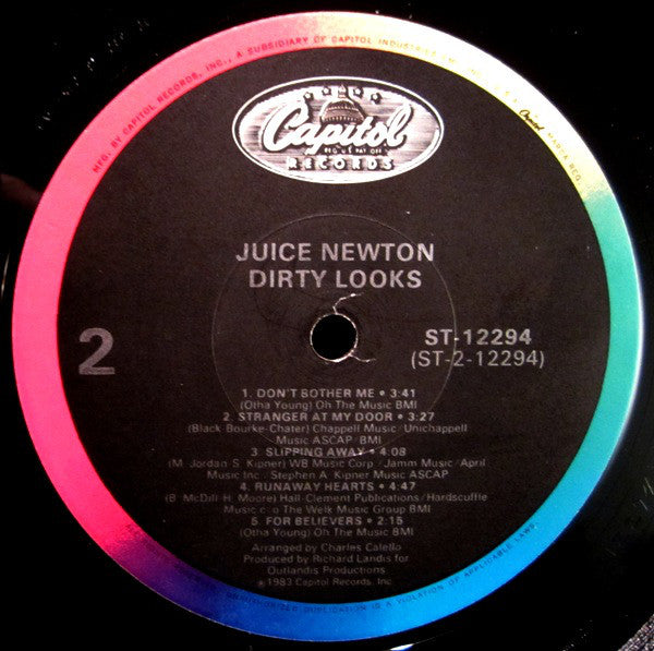 Newton, Juice - Dirty Looks (VG+) (Vinyl LP)