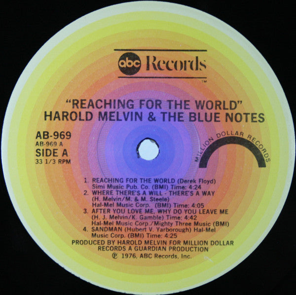 Melvin, Harold And The Blue Notes - Reaching For The World (VG+) (Vinyl LP)