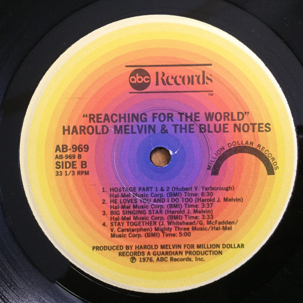 Melvin, Harold And The Blue Notes - Reaching For The World (VG+) (Vinyl LP)