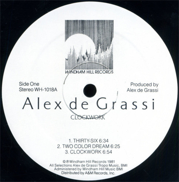 De Grassi, Alex - Clockwork (VG+) (Vinyl LP)
