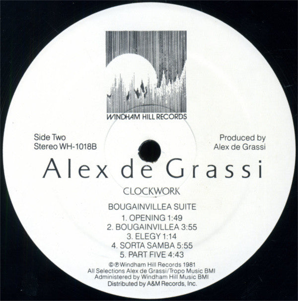 De Grassi, Alex - Clockwork (VG+) (Vinyl LP)