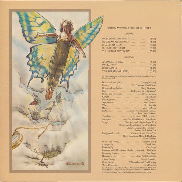 Golden Avatar - A Change Of Heart (VG+) (Vinyl LP)