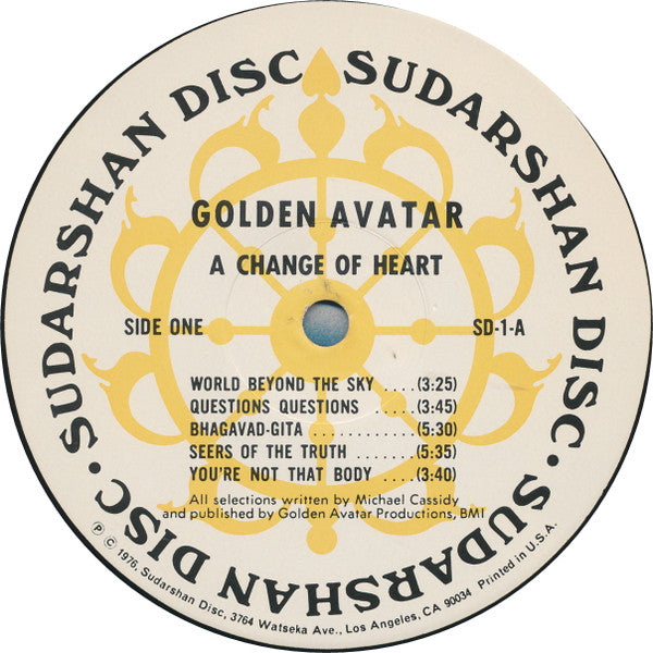 Golden Avatar - A Change Of Heart (VG+) (Vinyl LP)
