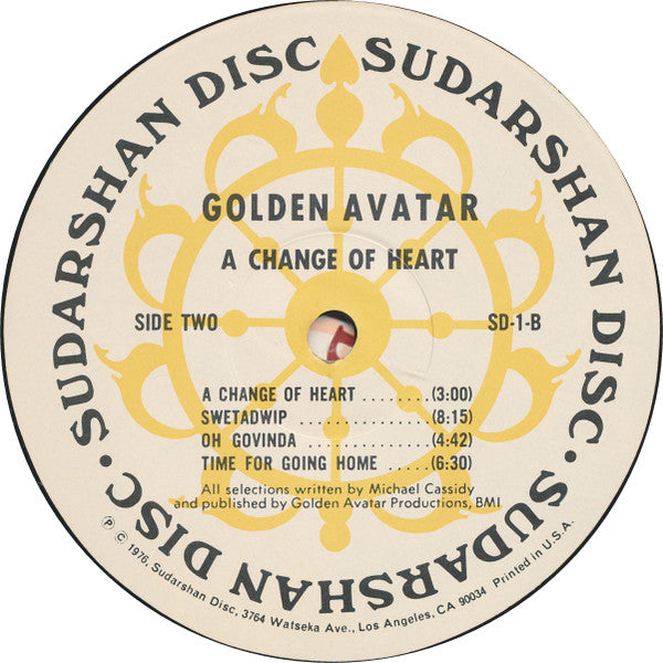 Golden Avatar - A Change Of Heart (VG+) (Vinyl LP)