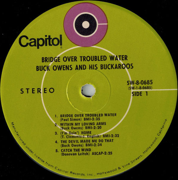Owens, Buck And His Buckaroos - Bridge Over Troubled Water (VG) (Vinyl LP)