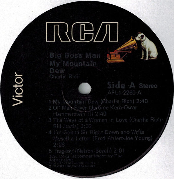 Rich, Charlie - Big Boss Man / My Mountain Dew (Vinyl, VG+) (Vinyl LP)