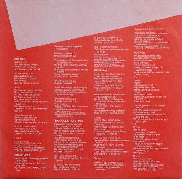 Cara, Irene - What A Feelin' (Vinyl, VG+) (Vinyl LP)