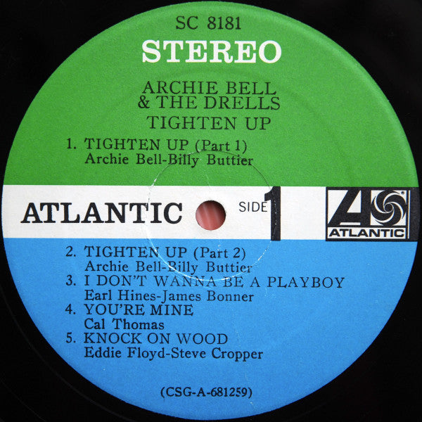 Bell, Archie & The Drells - Tighten Up (Vinyl, VG) (Vinyl LP)