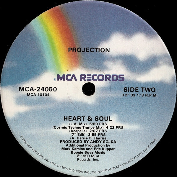 Projection - Heart & Soul (NM or M-) (Vinyl LP)