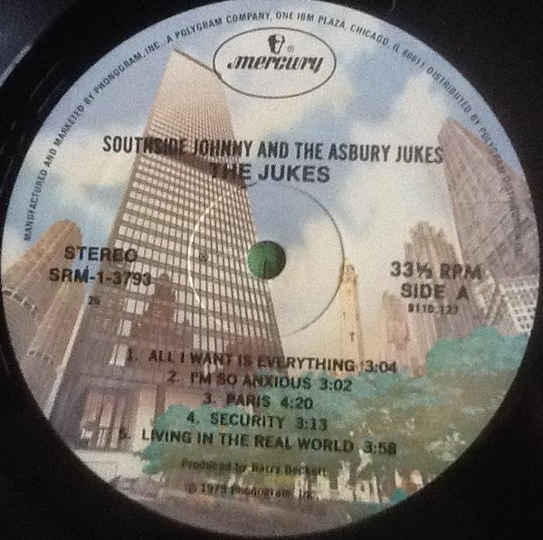 Southside Johnny And The Asbury Jukes* - The Jukes (VG+) (Vinyl LP)