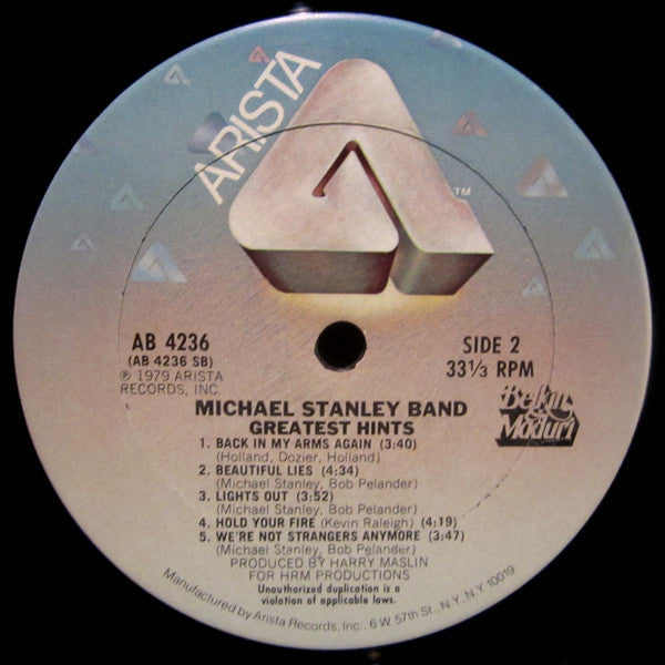 Stanley, Michael Band - Greatest Hints (VG+) (Vinyl LP)