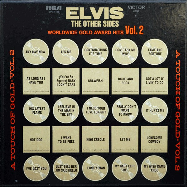 Elvis - The Other Sides - Worldwide Gold Award Hits - Vol. 2 (VG+) (Vinyl LP)
