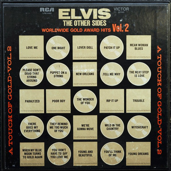 Elvis - The Other Sides - Worldwide Gold Award Hits - Vol. 2 (VG+) (Vinyl LP)