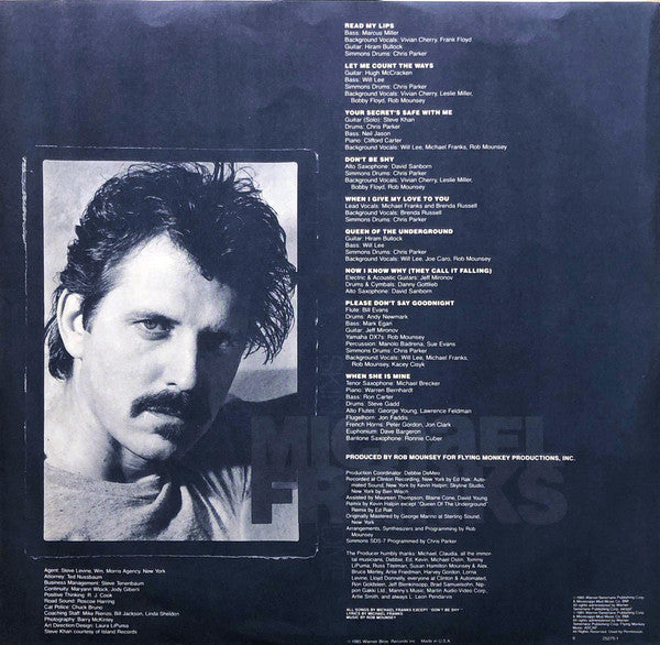 Franks, Michael - Skin Dive (VG+) (Vinyl LP)
