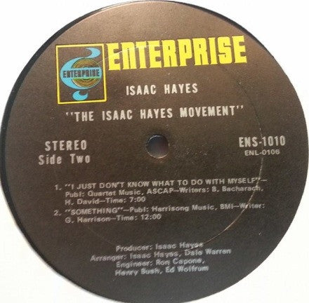 Hayes, Isaac - The Isaac Hayes Movement (Vinyl, VG) (Vinyl LP)