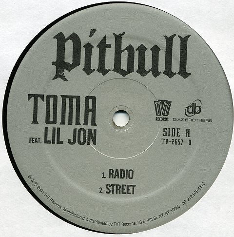 Pitbull Feat. Lil Jon - Toma (Vinyl, G+) (Vinyl LP)