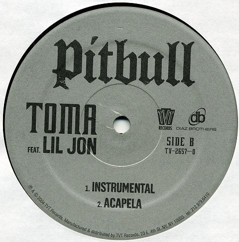 Pitbull Feat. Lil Jon - Toma (Vinyl, G+) (Vinyl LP)