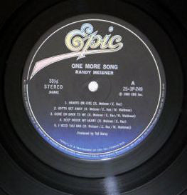 Meisner, Randy - One More Song (VG+) (Vinyl LP)