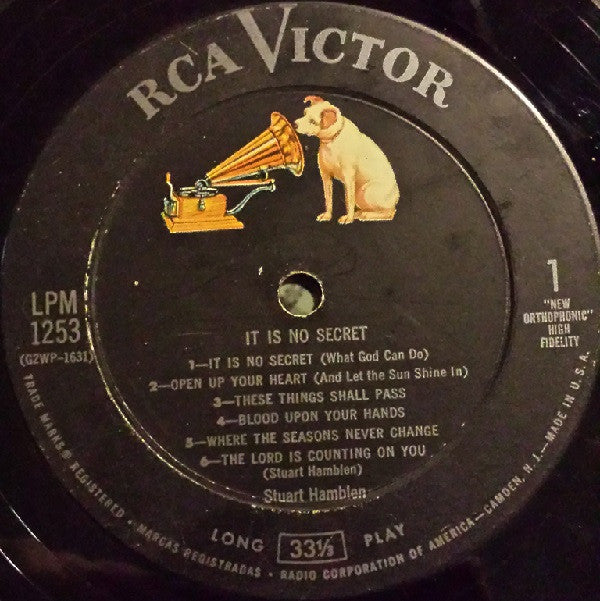 Hamblen, Stuart - It Is No Secret (VG) (Vinyl LP)