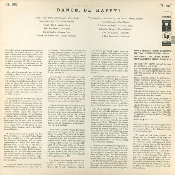 Various - Dance, Be Happy! (VG) (Vinyl LP)