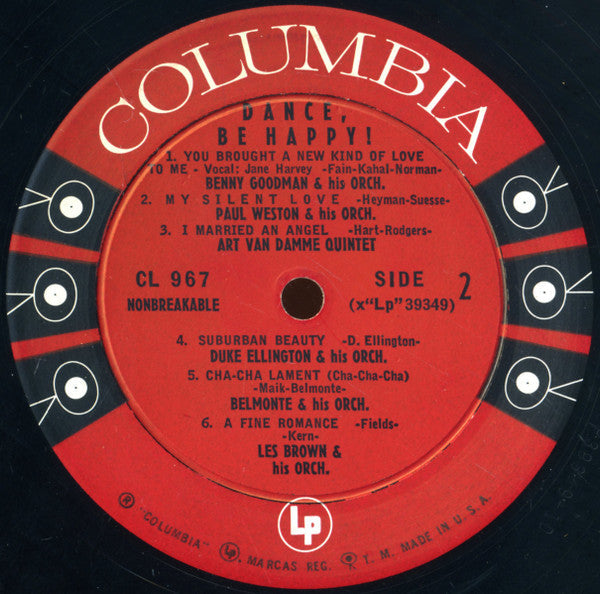 Various - Dance, Be Happy! (VG) (Vinyl LP)
