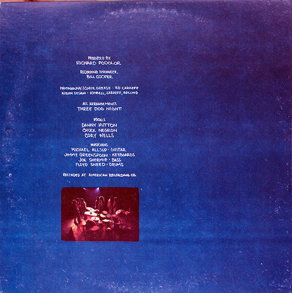 Three Dog Night - Naturally (Vinyl, VG+) (Vinyl LP)