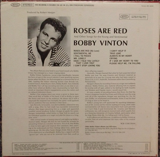 Vinton, Bobby - Roses Are Red (VG) (Vinyl LP)